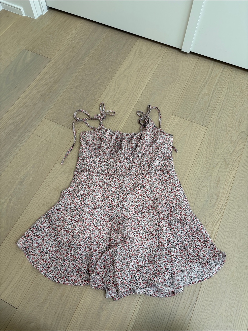 Princess Polly Pink Floral Romper